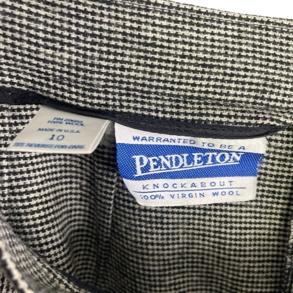 Vintage Pendleton Women’s Virgin Wool Pleated Midi Skirt - Picture 2 of 3